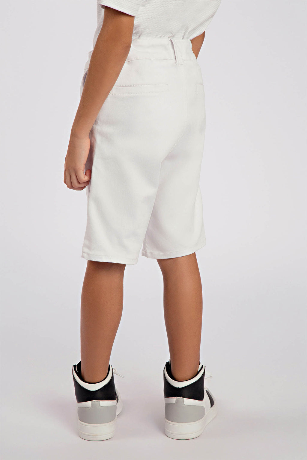 Bermuda Celebration Menino Acostamento kids Branco