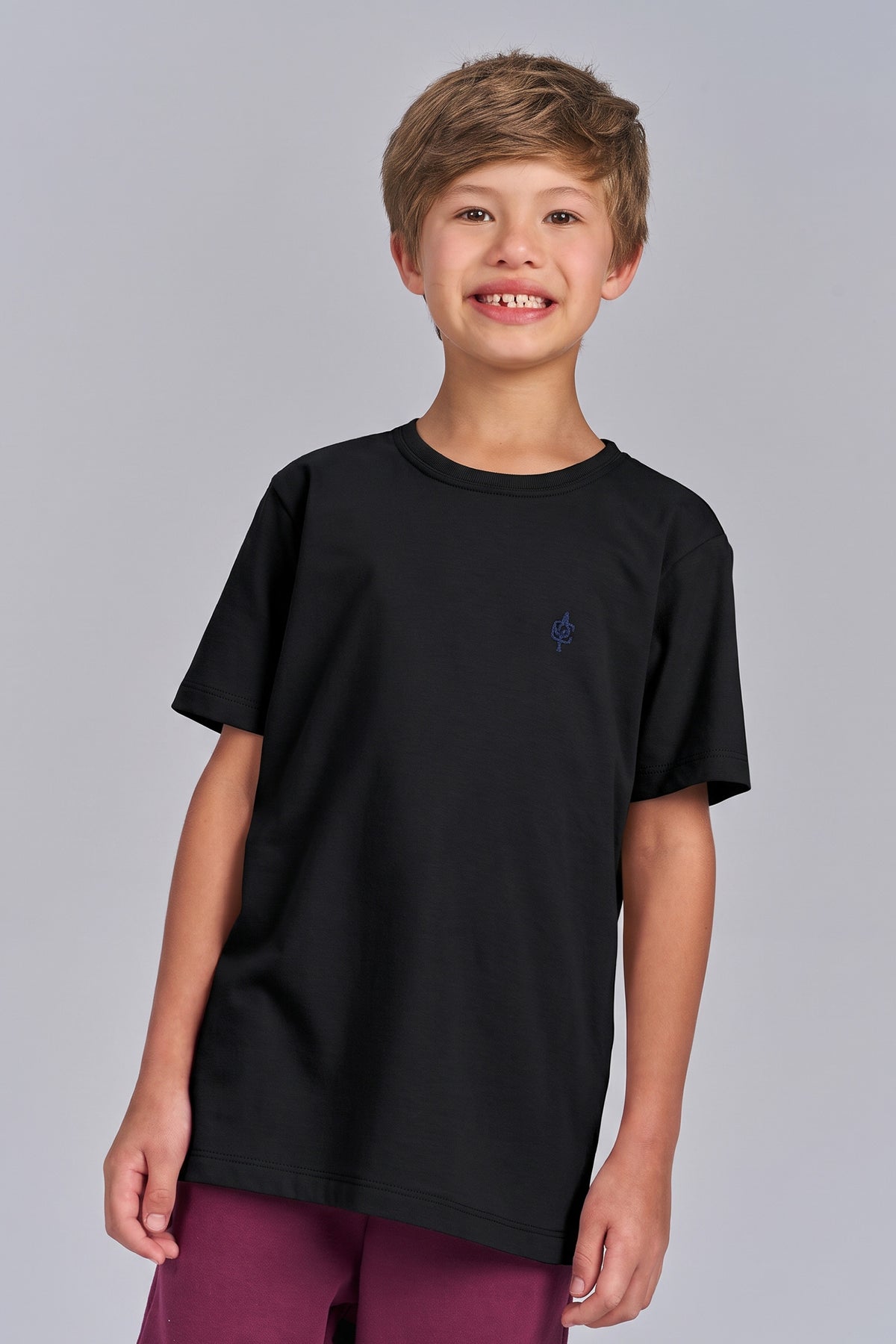 Camiseta Essential Menino Acostamento Next Preto