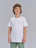 Camiseta Wolf Brand Menino Acostamento Next Branco