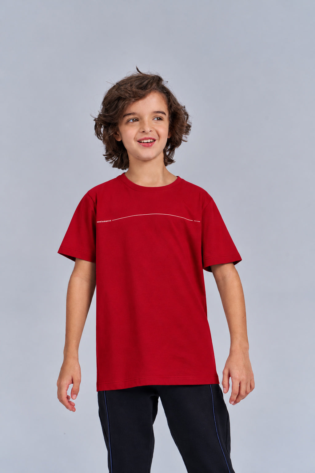Camiseta Line Menino Acostamento Next Bordo Sangria