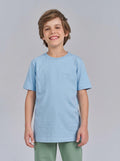 Camiseta Lobo Line Menino Acostamento Next Azul Sky