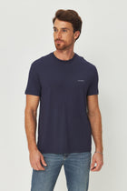 Camiseta Modal Clássica Masculina Acostamento Marinho