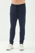 Calça Moletom Com Punho Masculino Acostamento Marinho