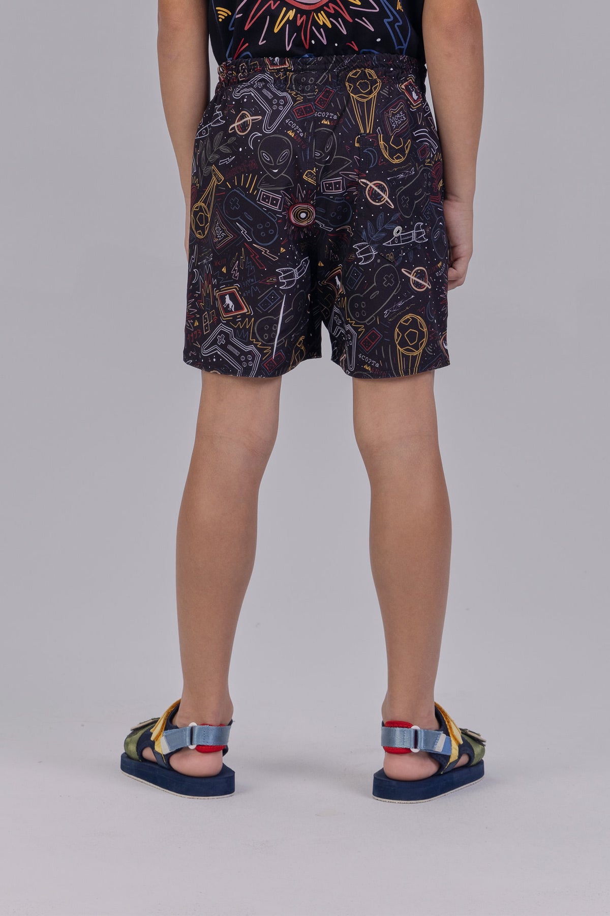 Shorts Estampado Menino Acostamento Next Play Hard