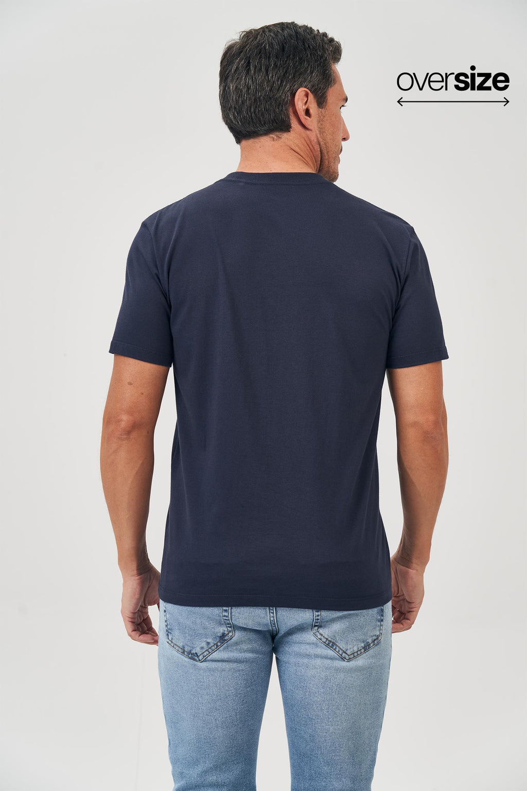 Camiseta Lettering Minimalista Masculina Oversize Acostamento Branco