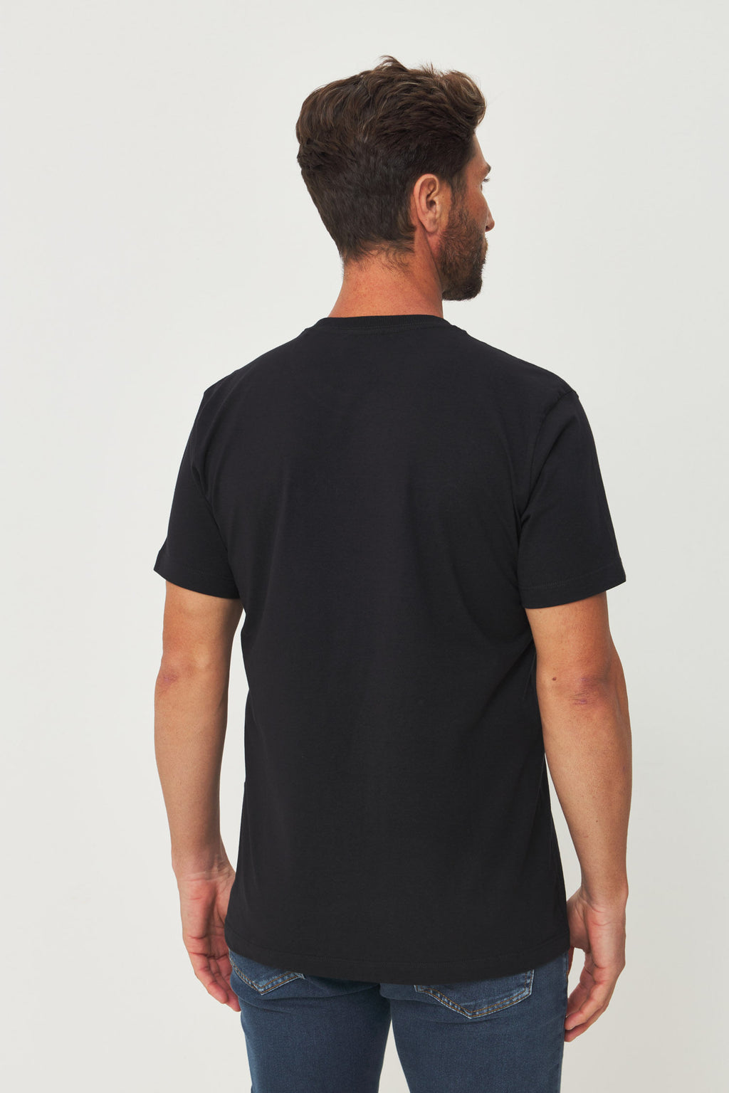 Camiseta Logo em Alto Relevo Touch Masculina Acostamento Preto