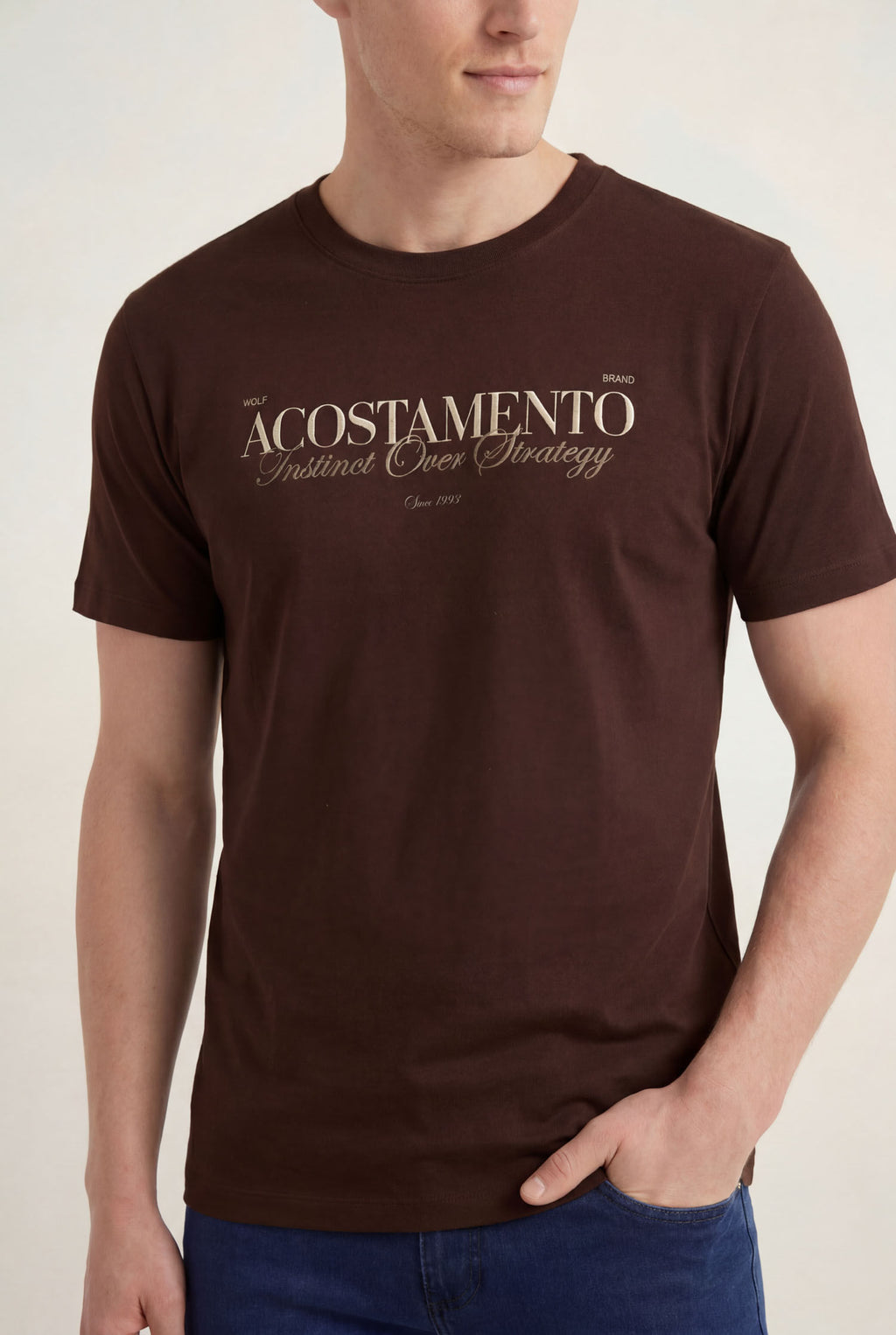 Camiseta Big Shirt Masculina Acostamento Marrom Ipe