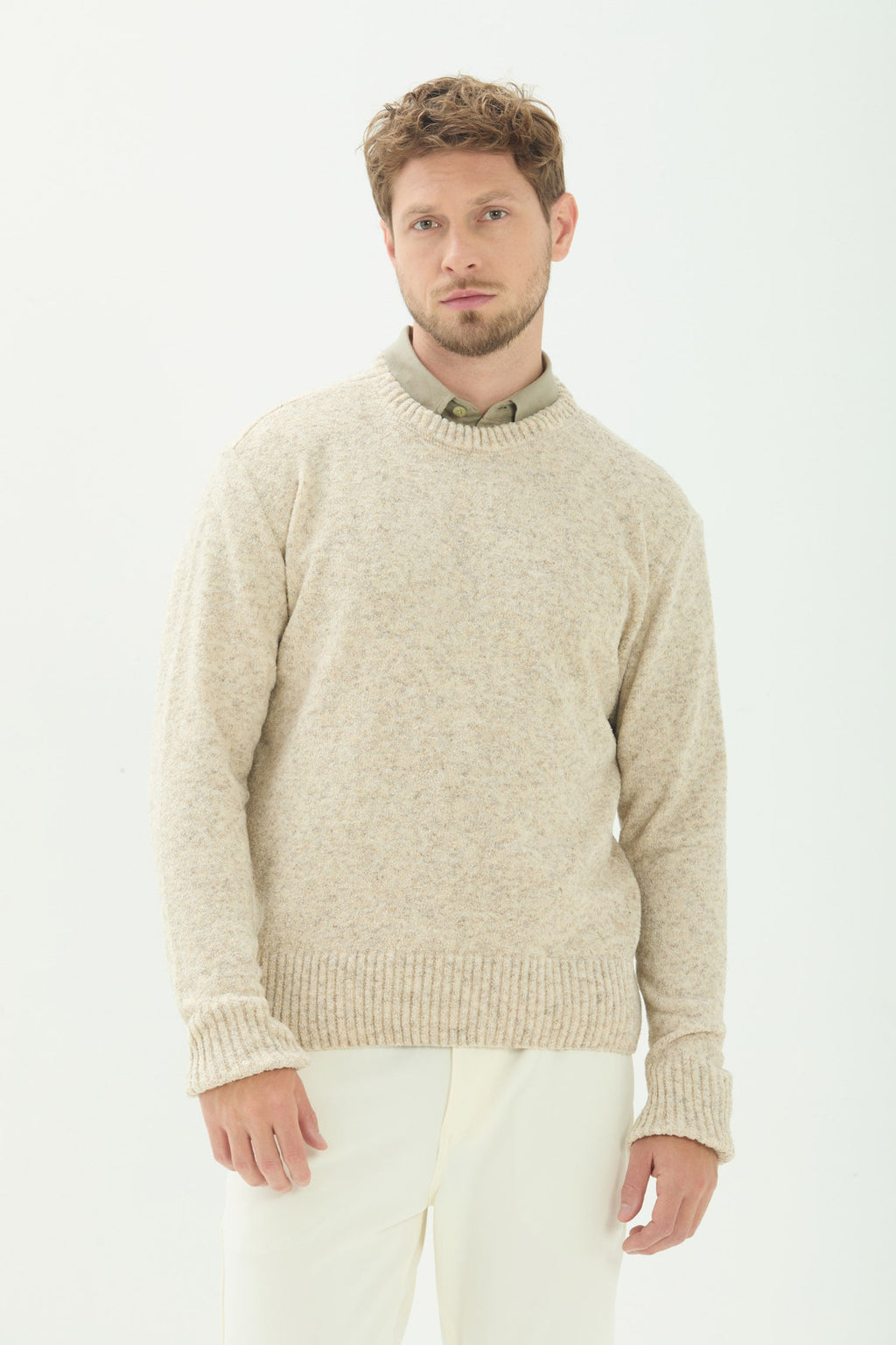 Suéter Tricot Masculino Acostamento Off White