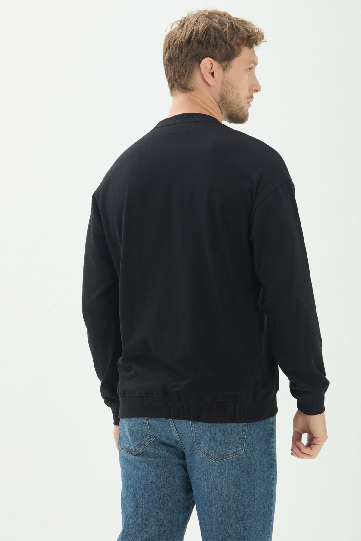 Blusão Moletom Casual Masculino Acostamento Preto