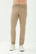 Calça Sarja Skinny Masculina Acostamento Khaki