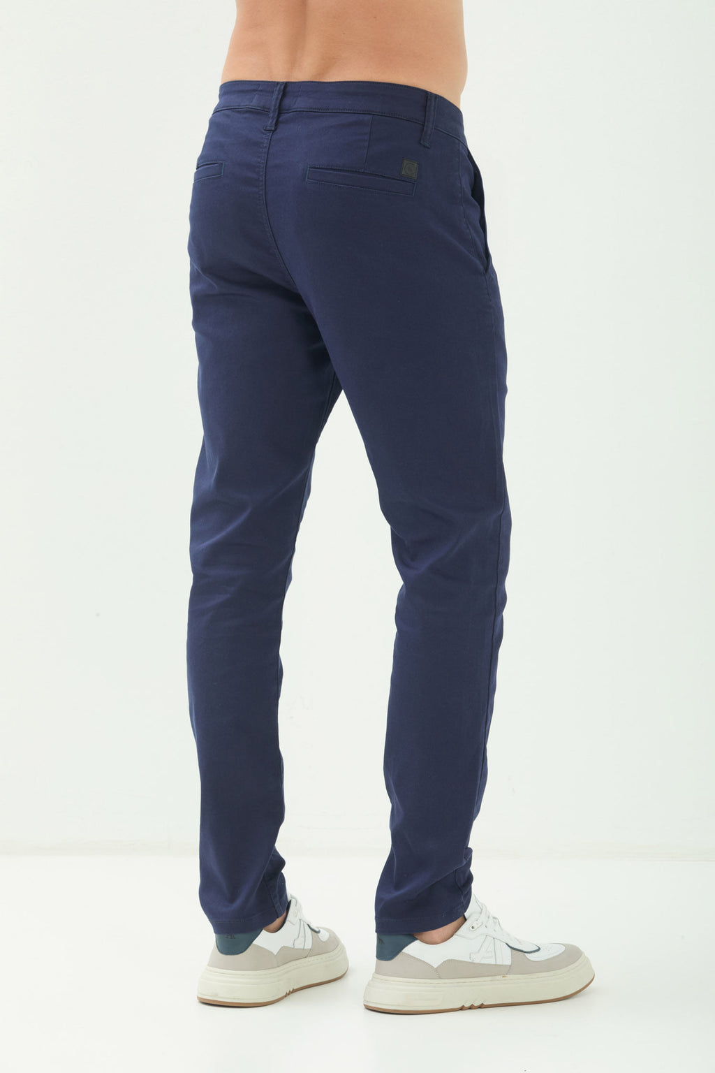Calça Sarja Casual Masculina Acostamento Marinho