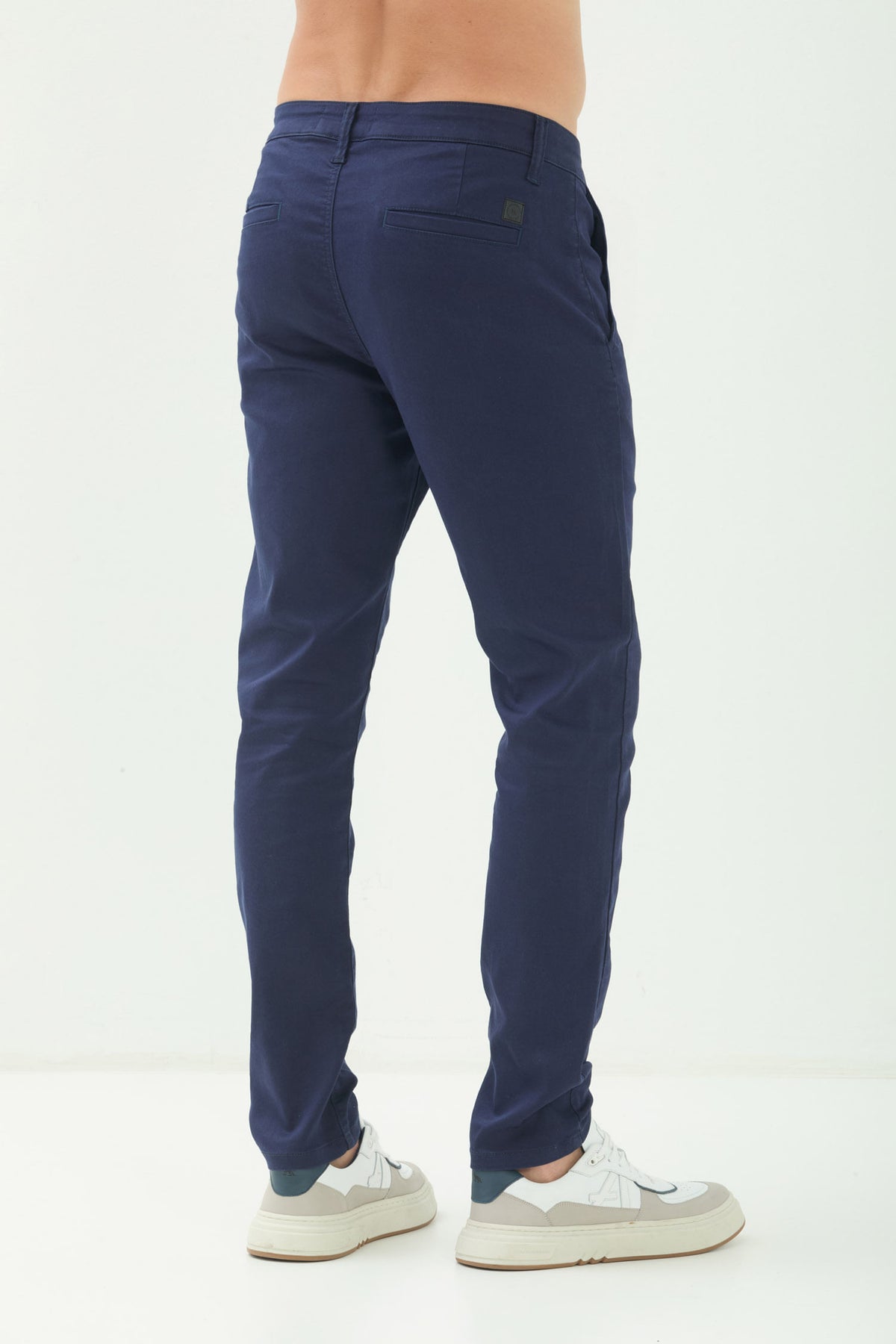 Calça Sarja Casual Masculina Acostamento Marinho