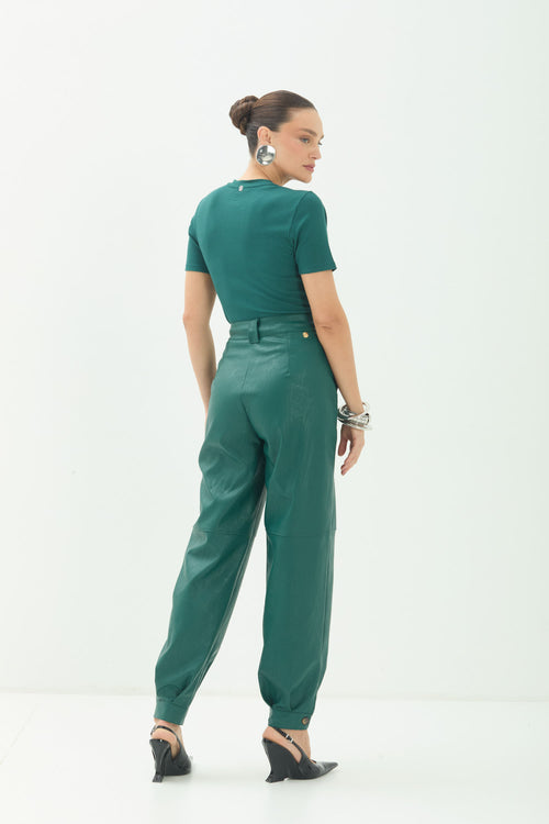 Blusa Canelada Minimal ACT Feminina Deep Forest