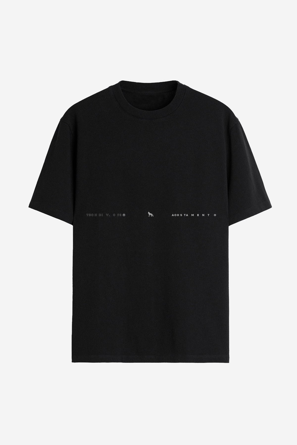 Camiseta Tech Modal Legacy Masculina Acostamento Preto