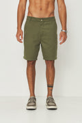 Bermuda Cotton Moderna Masculina Acostamento Verde
