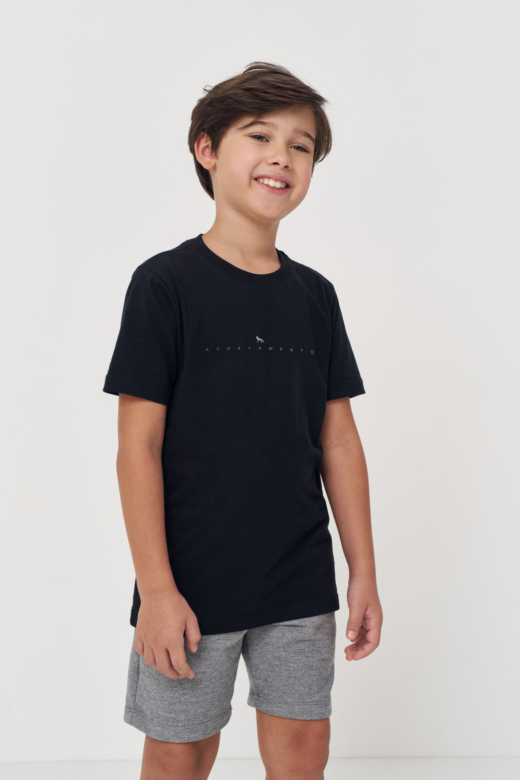 Camiseta Legacy Menino Acostamento Next Preto
