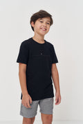 Camiseta Legacy Menino Acostamento Next Preto