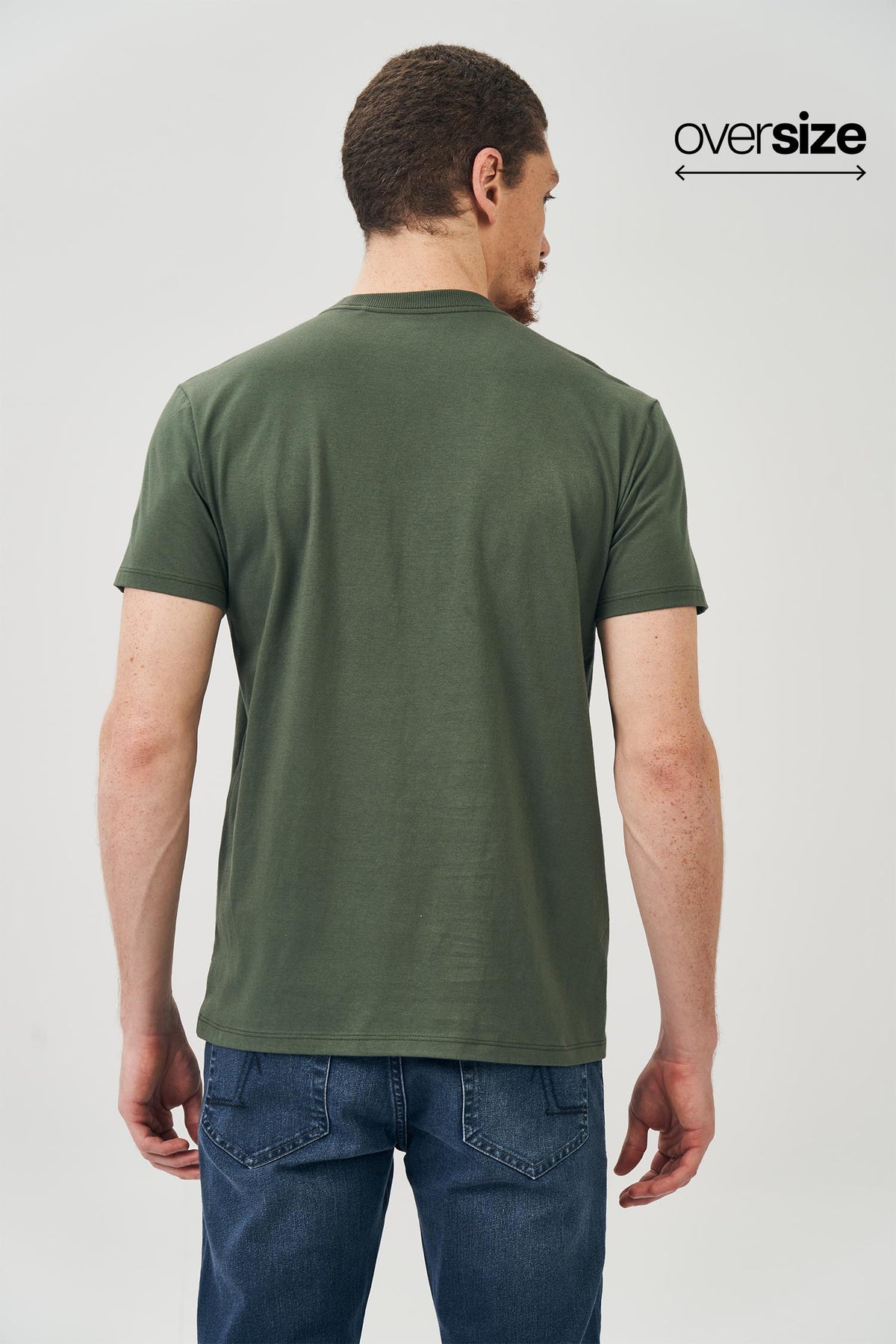 Camiseta Circle Wolf Masculina Oversize Acostamento Verde Nativo