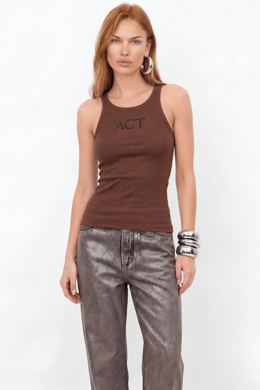 Regata Básica Moderna ACT Feminina Deep Brown