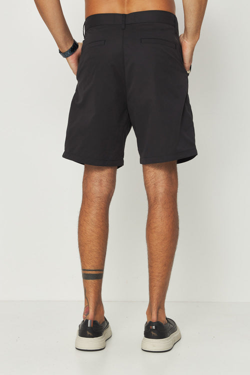 Bermuda Tech Bolso Faca Masculina Acostamento Preto