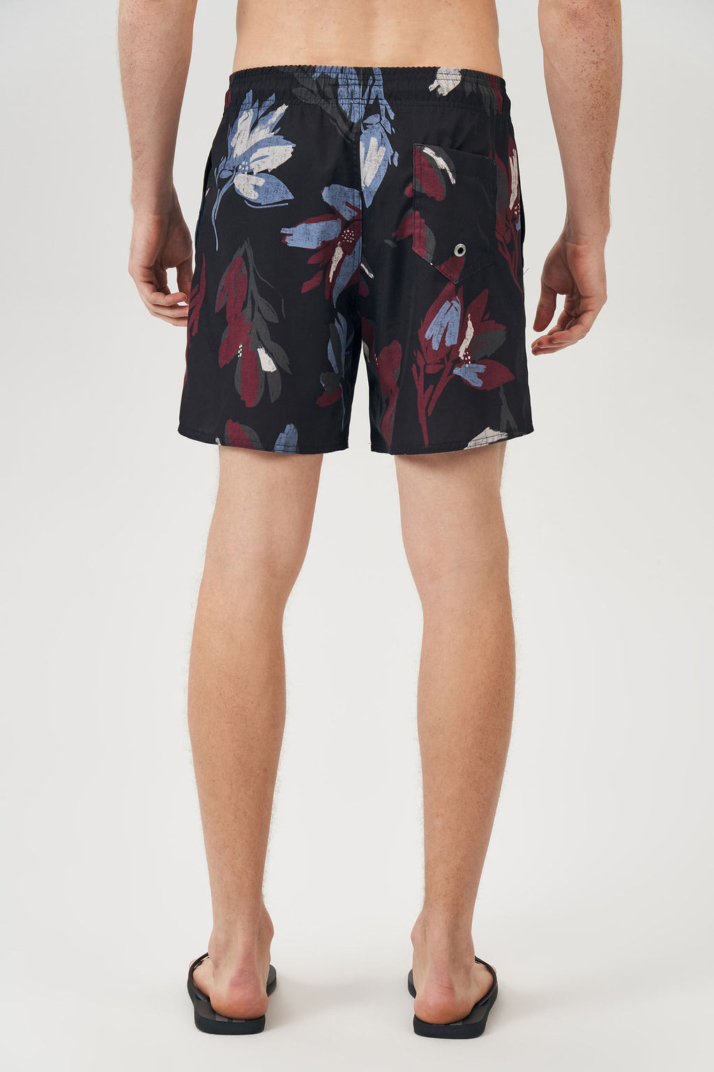 Short Nature Masculino Acostamento Dash Flower Azul