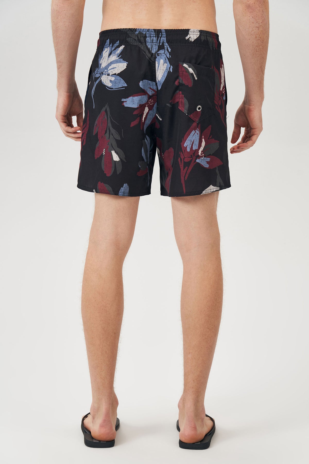 Short Nature Masculino Acostamento Dash Flower Azul