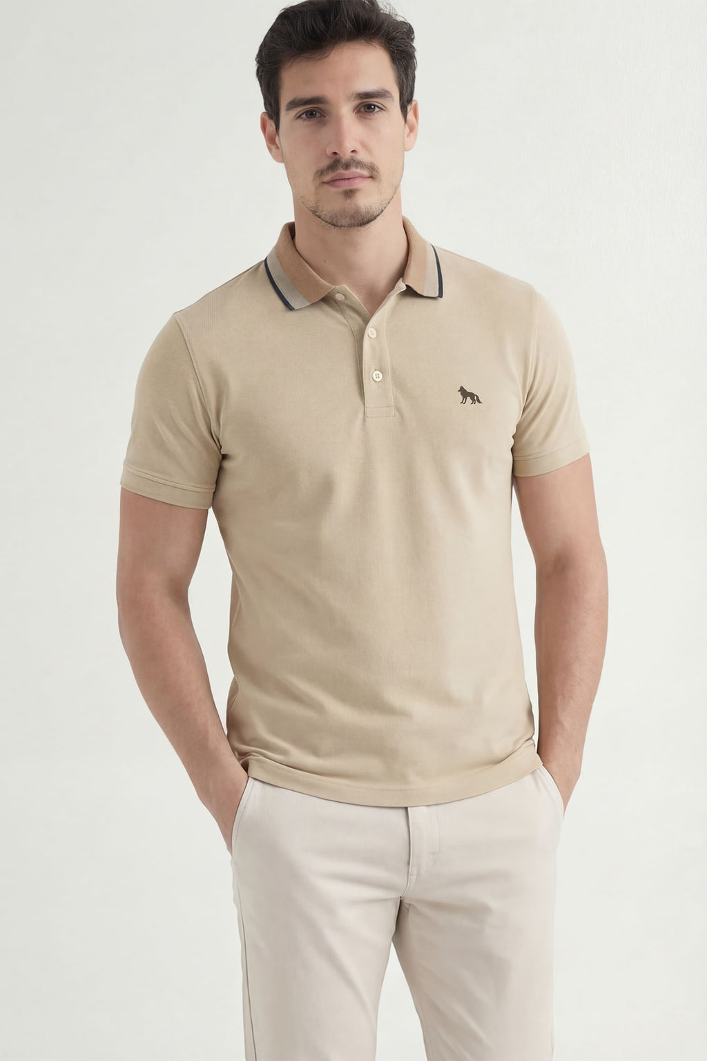 Polo Essencial Bordada Masculina Acostamento Goanna
