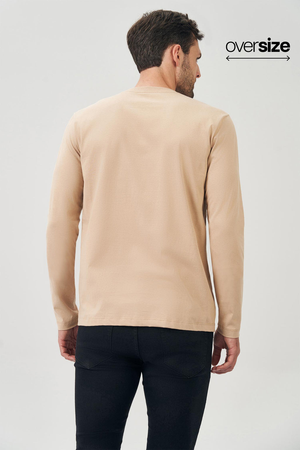 Camiseta Manga Longa Masculina Oversize Acostamento Verde Matte