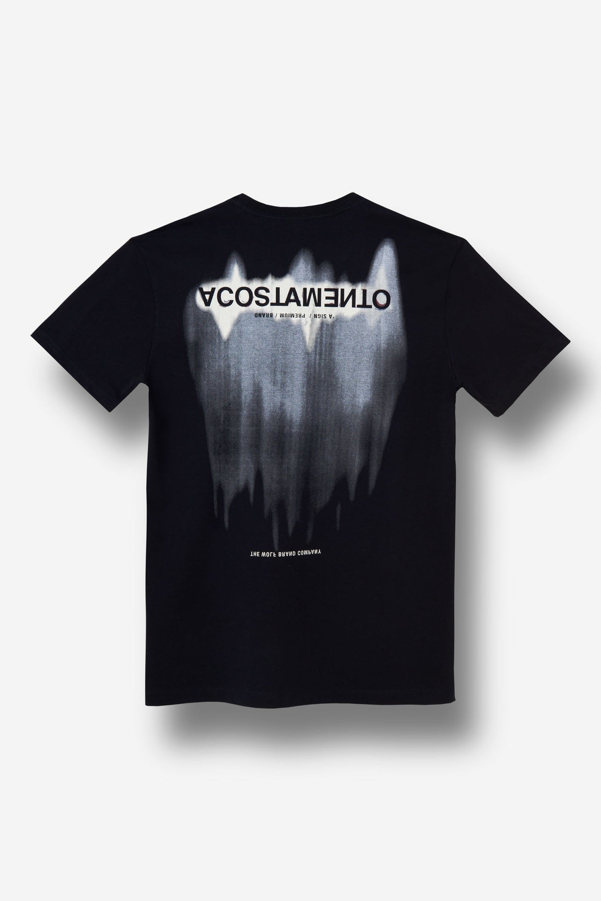 Camiseta Premium Estampada Masculina Acostamento Preto