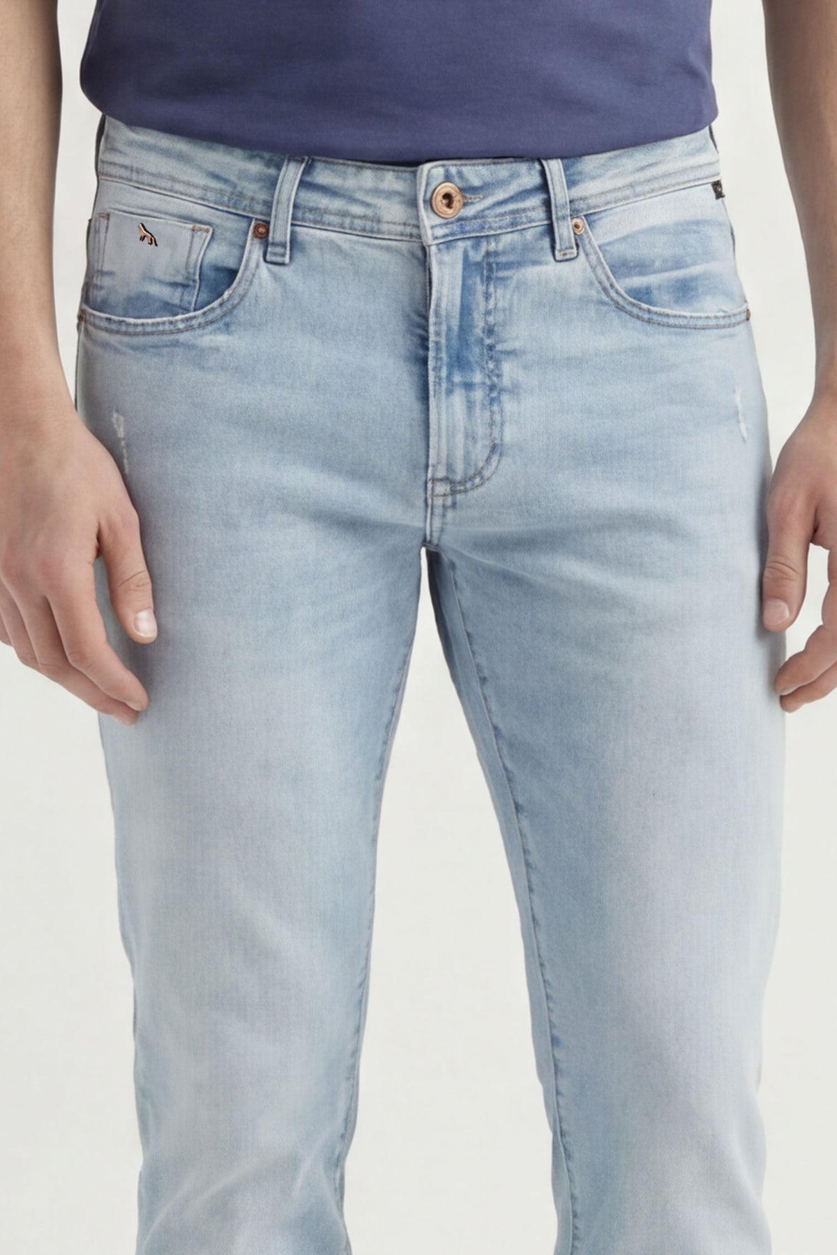 Calça Jeans Tech Casual Masculina Acostamento Jeans Escuro