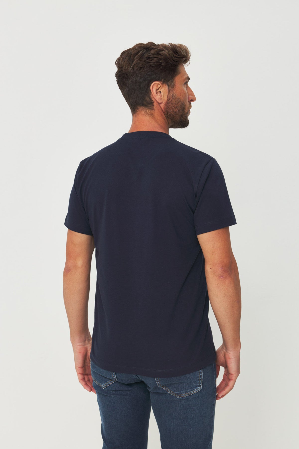 Camiseta Estilo Urbano Masculina Acostamento Marinho