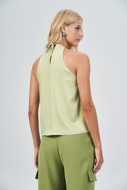 Blusa Gola Franzida Feminina Acostamento Areia