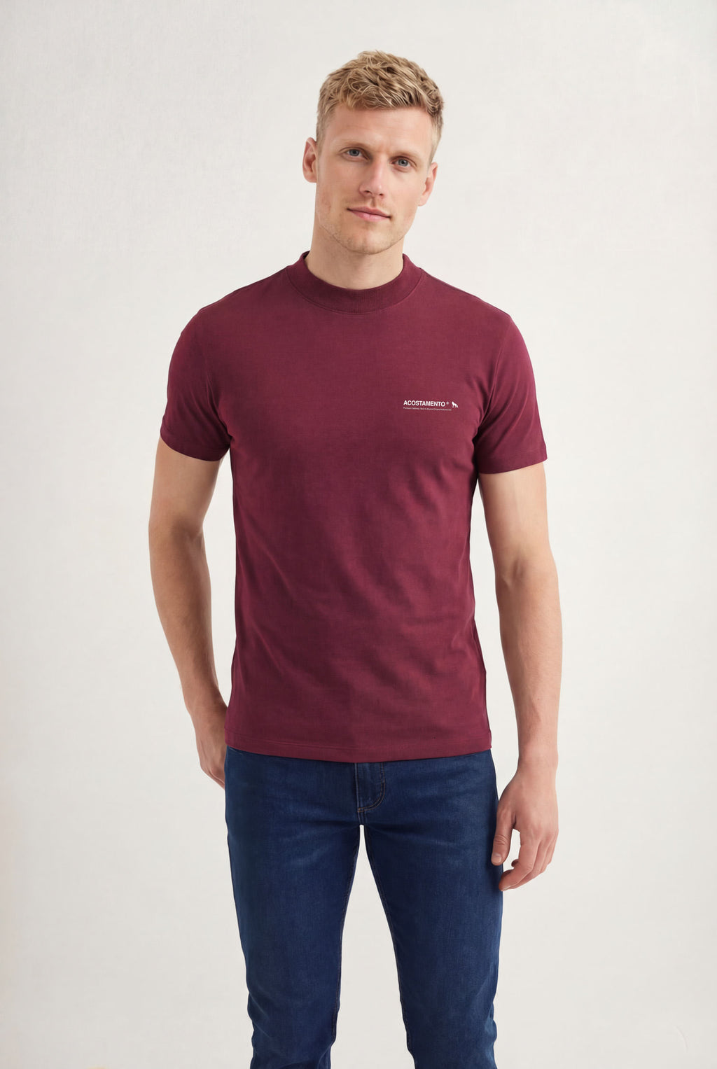 Camiseta Casual Logo Masculina Acostamento Barca