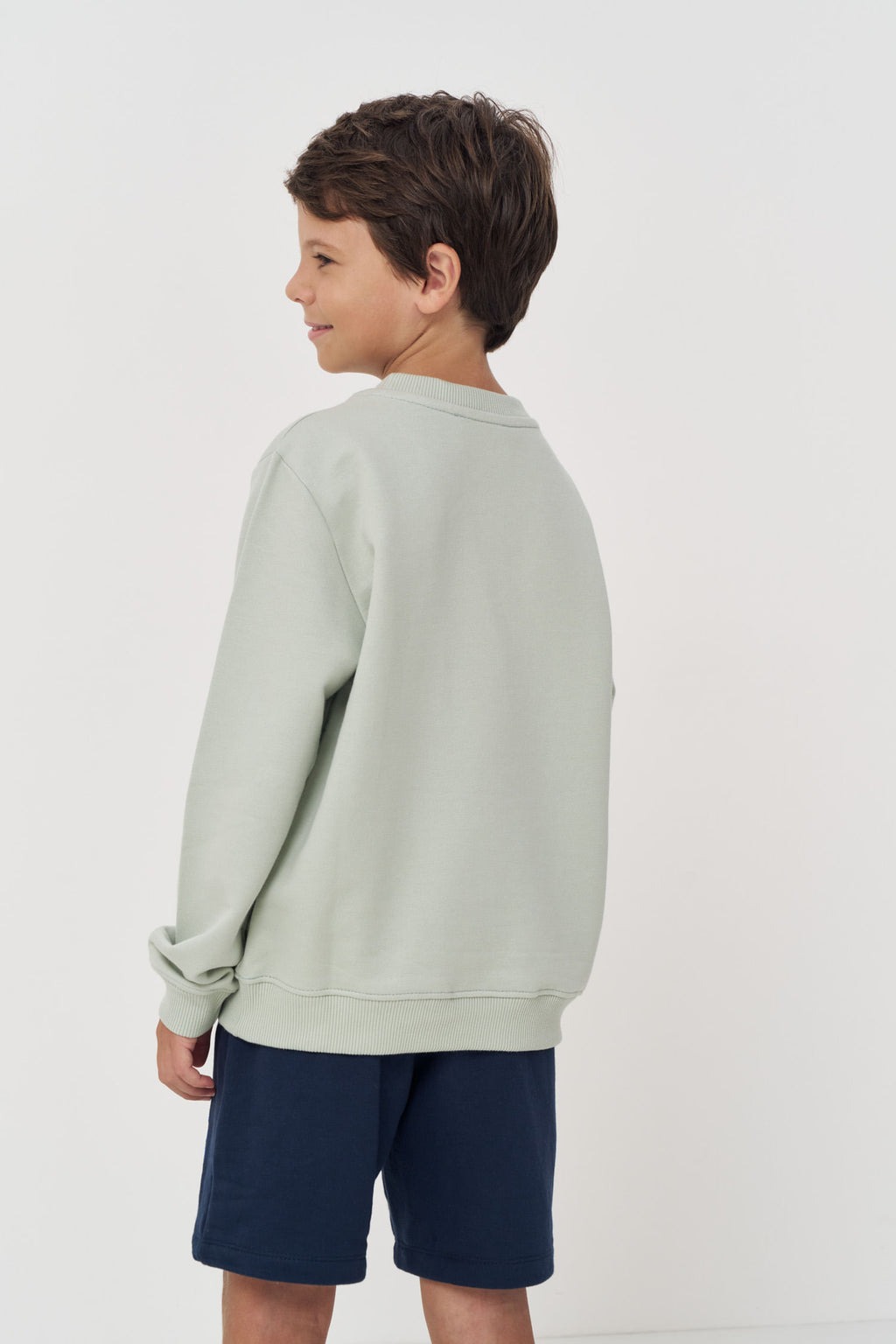 Blusão Minimalista Menino Acostamento Next Verde Cidreira
