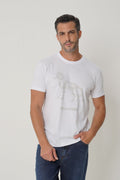 Camiseta Road Wolf Masculina Acostamento Branco