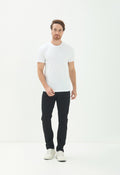Calça Sarja Rock Tech Masculina Acostamento Jeans Escuro