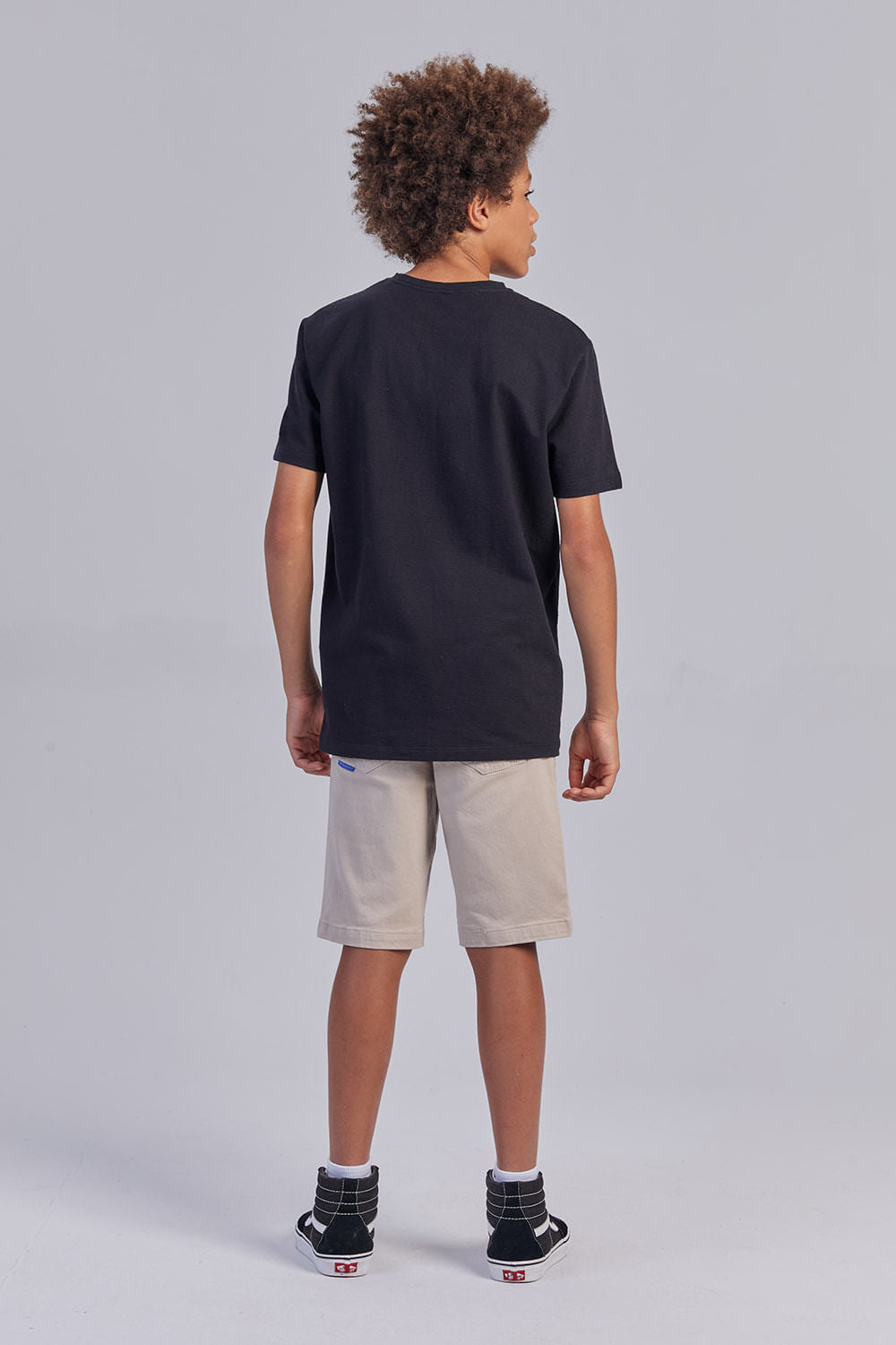 Camiseta Square Menino Acostamento Next Branco