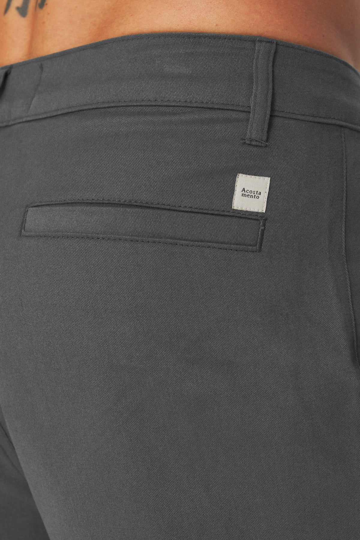 Bermuda Básica Casual Masculina Acostamento Chumbo