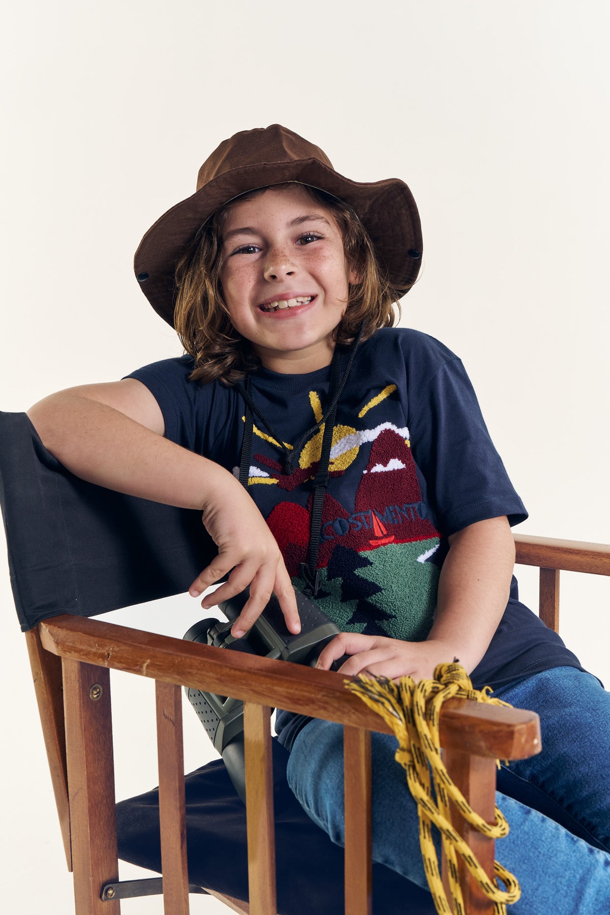 Camiseta Estampada Menino Acostamento Next Marinho