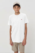 Camiseta Casual Manga Curta Menino Acostamento Next Branco