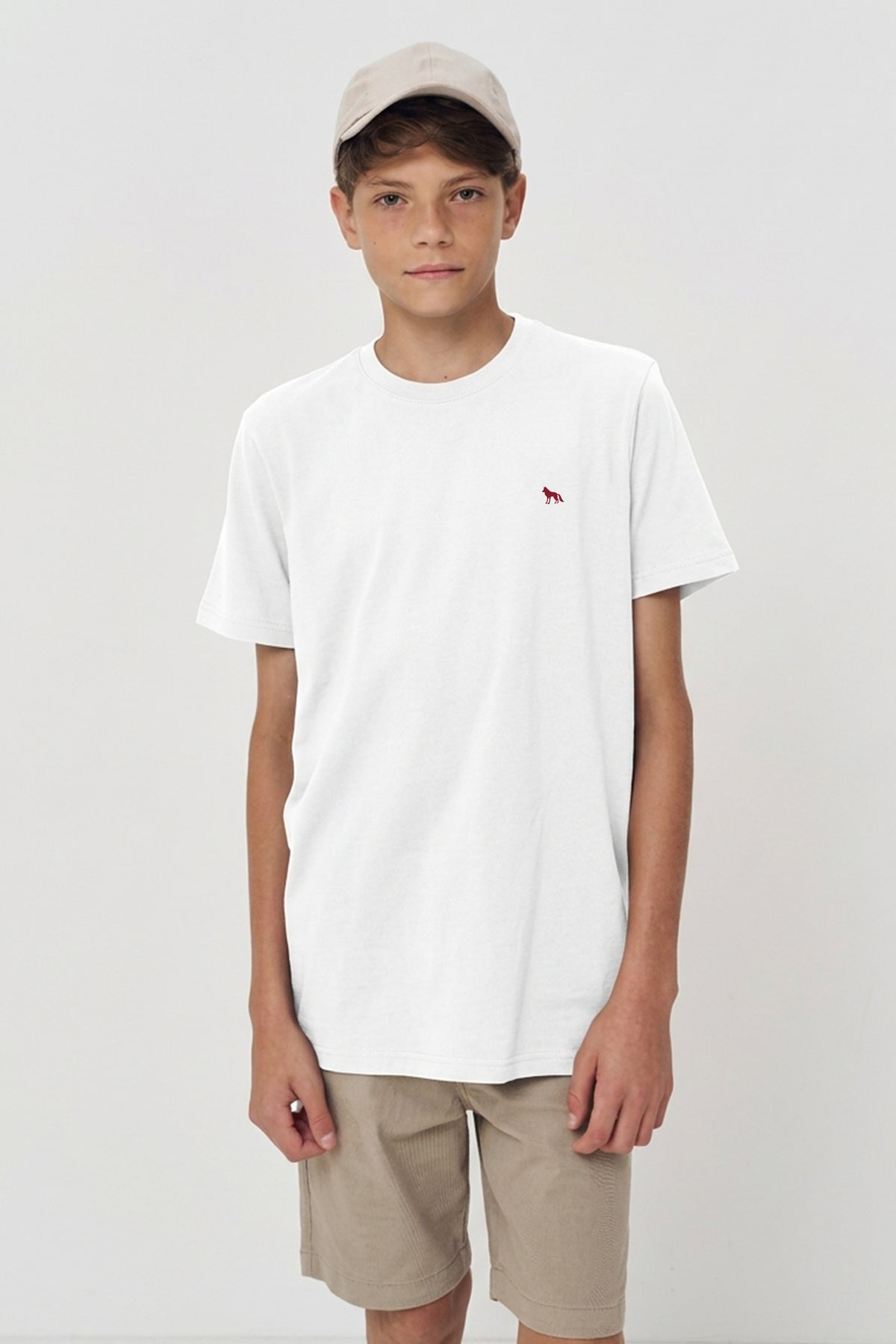 Camiseta Casual Manga Curta Menino Acostamento Next Branco