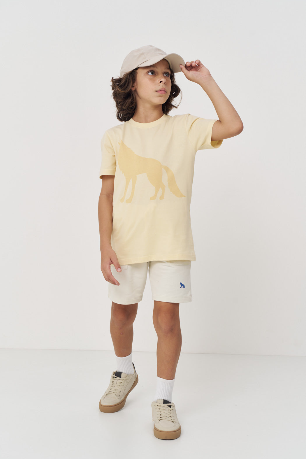Camiseta Estampa Lobo Menino Acostamento Next Goanna