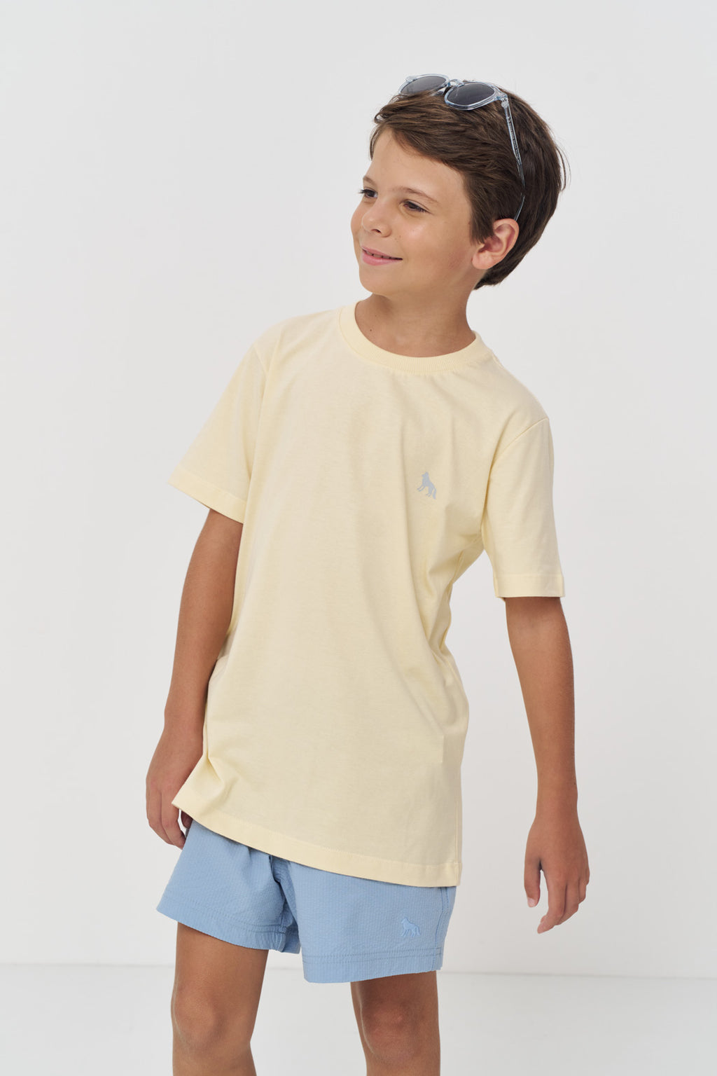 Camiseta Estampa Costas Menino Acostamento Next Branco
