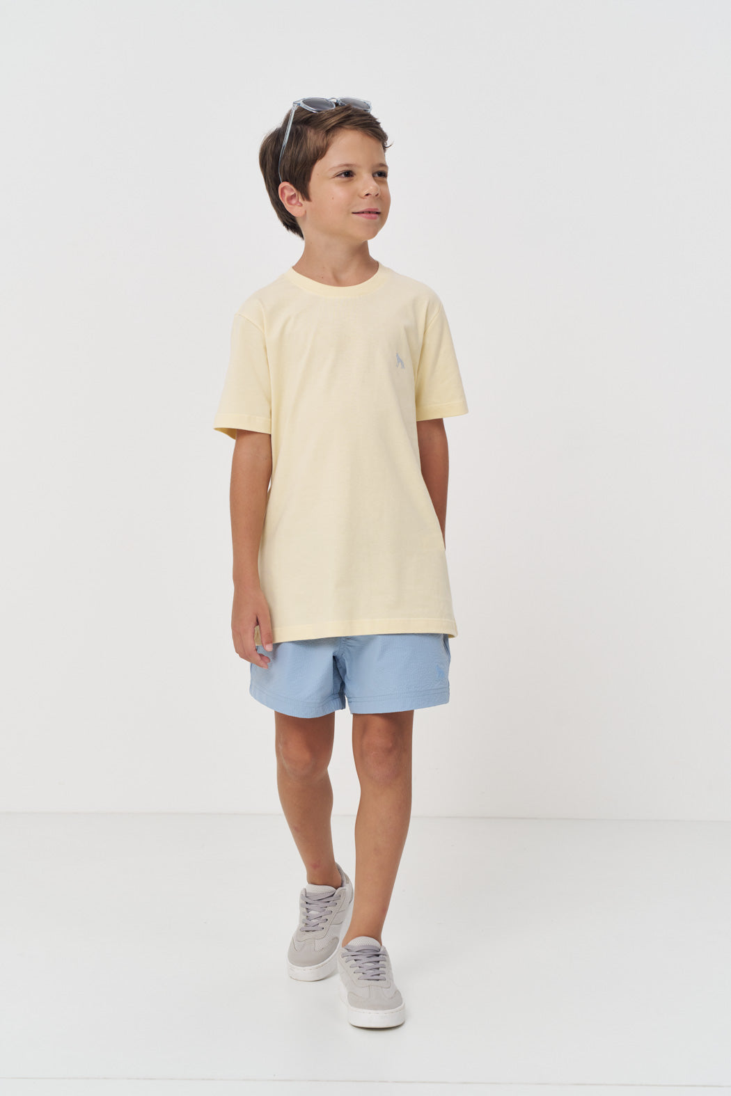 Camiseta Estampa Costas Menino Acostamento Next Branco