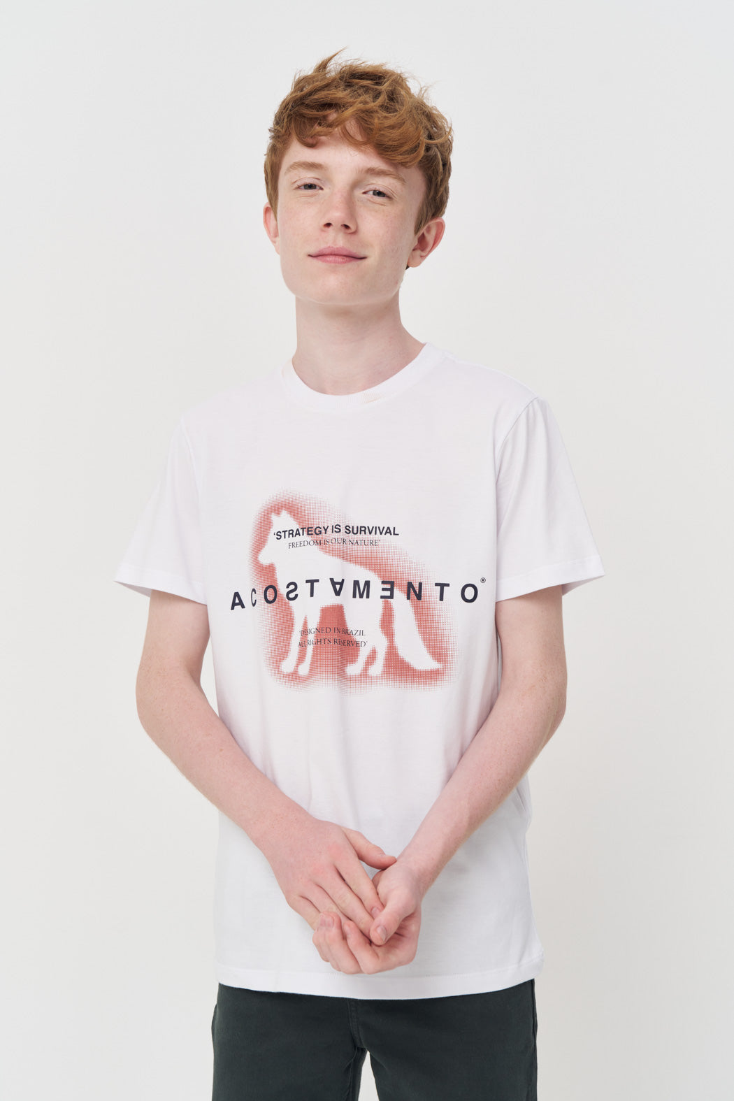 Camiseta Estampada Menino Acostamento Next Preto