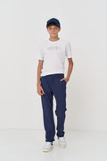 Calça Chino Rock Tech Menino acostamento Next Marinho