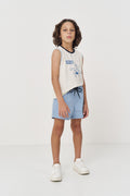 Short Sport Nylon Menino Acostamento Next Azul