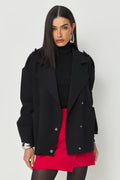 Casaco Elegante ACT Feminino Preto