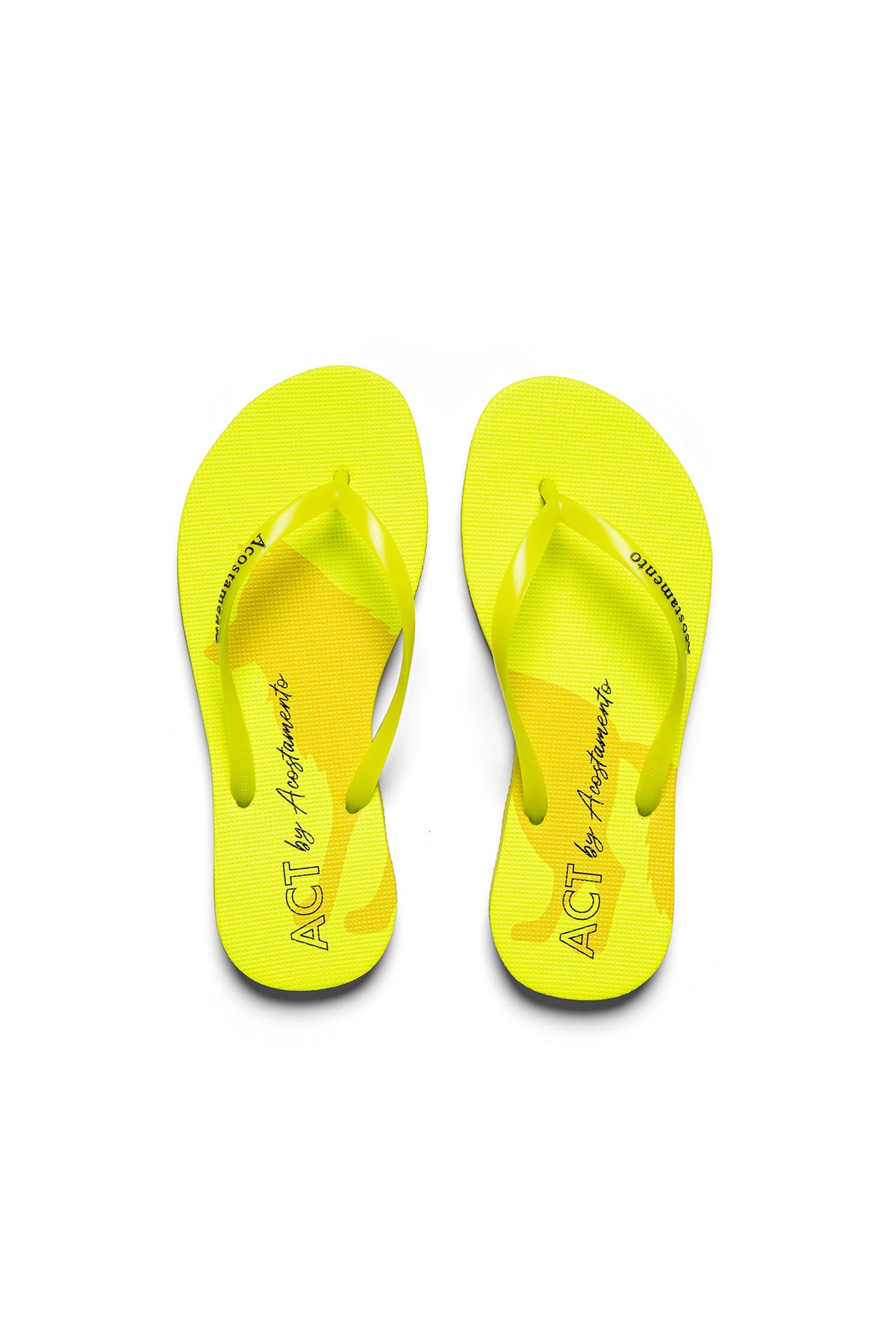 Chinelo Square Wolf Bright ACT Feminino Amarelo Neon