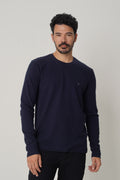Camiseta Manga Longa Masculina Acostamento Marinho